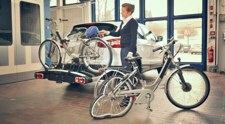 Portabicicletas de auto, no son siempre para e-Bikes