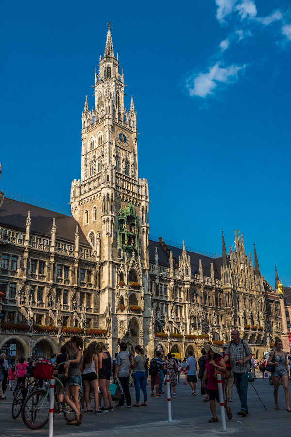 Der Marienplatz in München