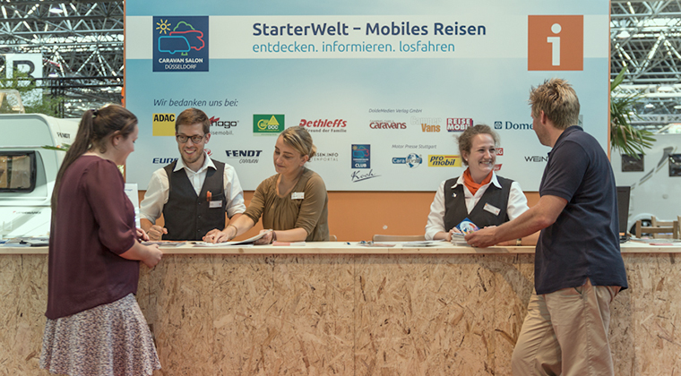 Los principiantes son bien recibidos en el Duesseldorf Caravan Salon 2015