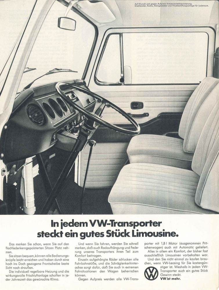 VW Bulli Westfalia 30