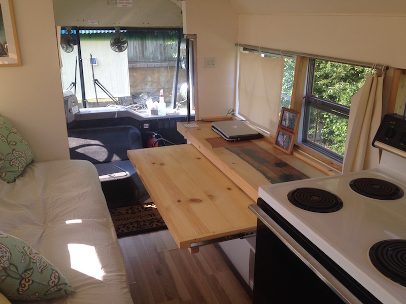 Tiny Home Bus Conversion 4