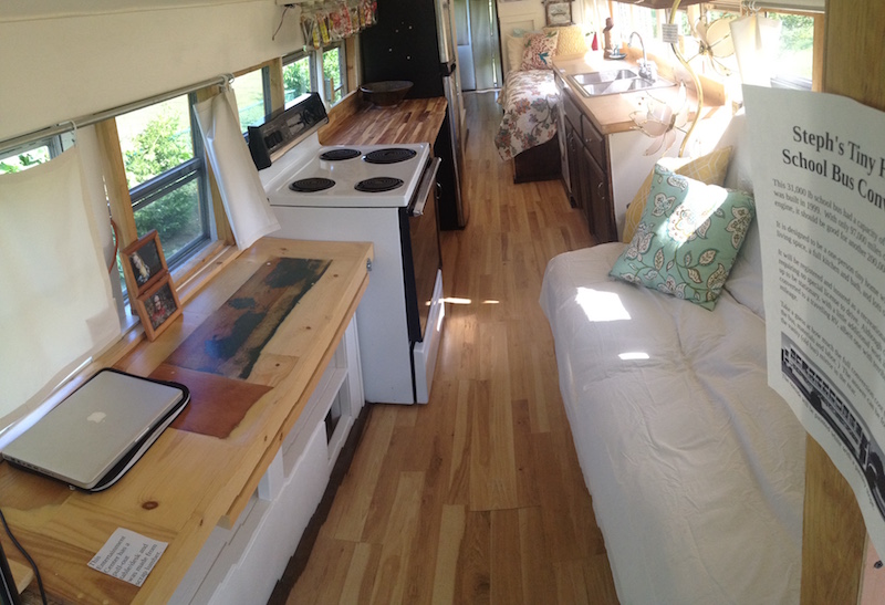 Tiny Home Bus Conversion 5