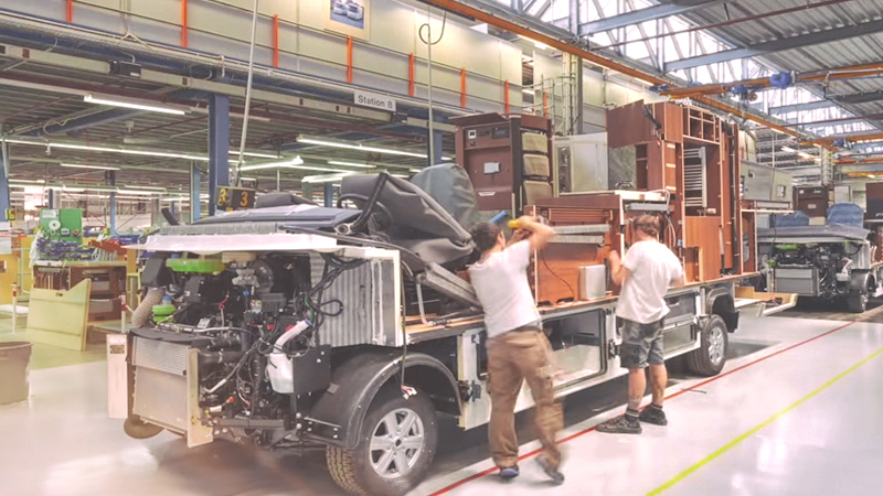 Un vistazo a la construcción de una autocaravana Niesmann+Bischoff