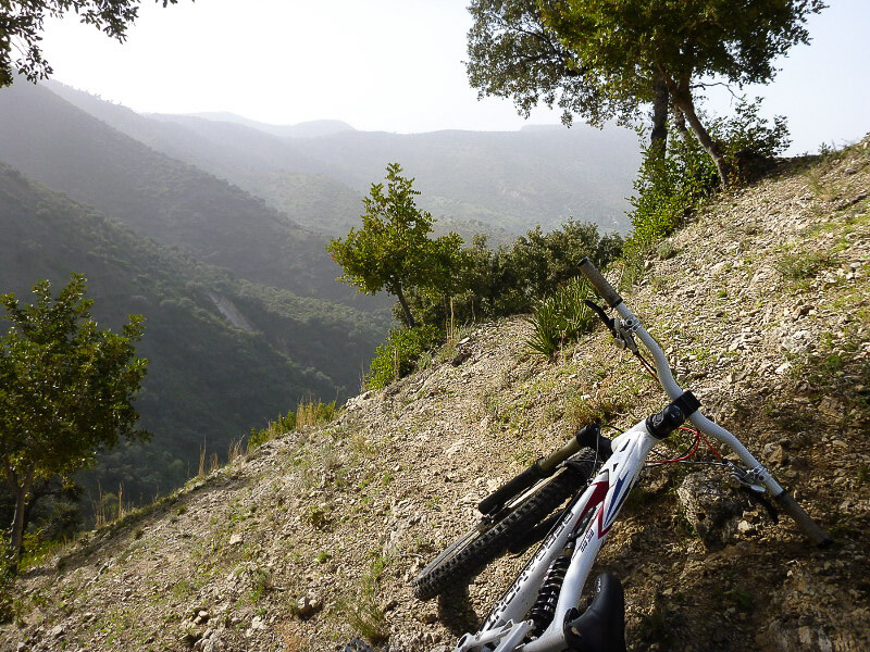 Bicicleta de montaña en Grazalema, España