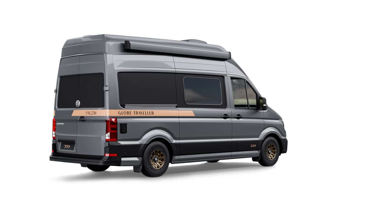 Globe-Traveller Falcon trasero