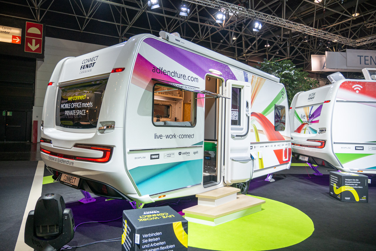 Lo más destacado en el Salón de la Caravana 2023: Innovaciones en la mayor feria de camping del mundo 4 Fendt Concept Work & Connect Adfendture Salón de la Caravana 2023