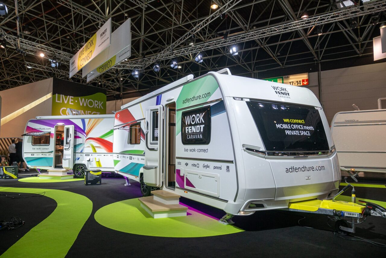 Lo más destacado en el Salón de la Caravana 2023: Innovaciones en la mayor feria de camping del mundo 6 Fendt Concept Work & Connect Adfendture Salón de la Caravana 2023