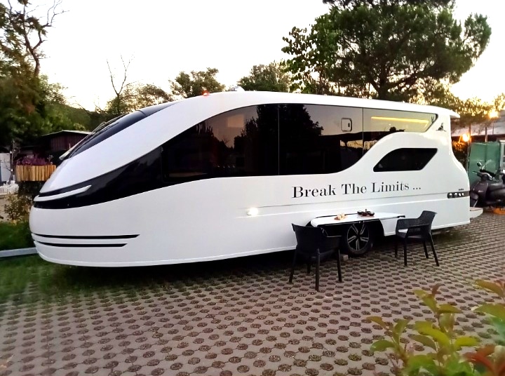 Caravana de lujo Sealvans para tierra y agua: caravana y barco en uno - para aventuras variadas 2 Camping Sealvans