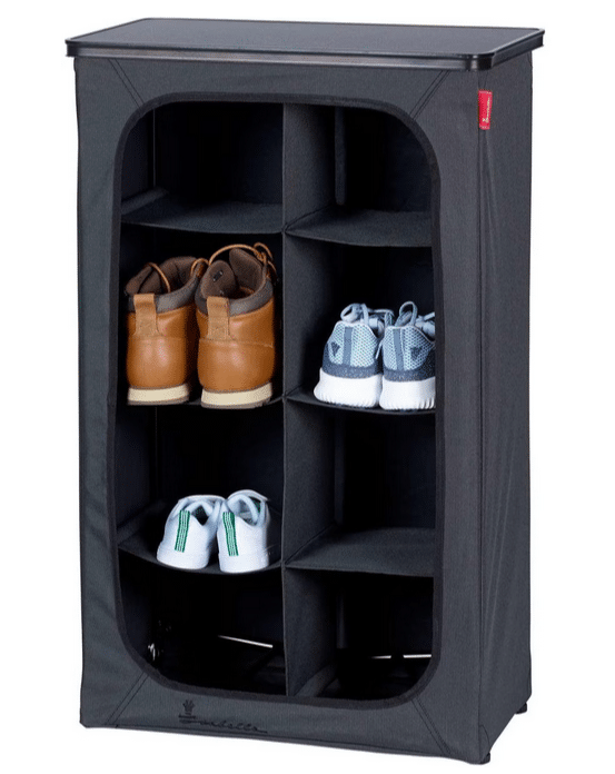 Isabella Schuh-Faltschrank, 50x30x85cm, dunkelgrau