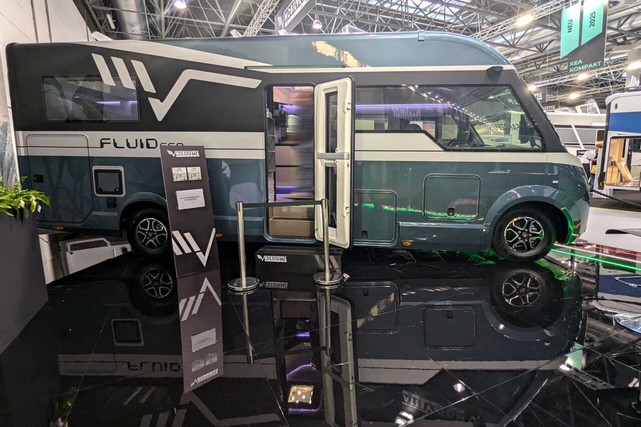 Mobilvetta Fluideen Studie Außenansicht Caravan Salon 2024