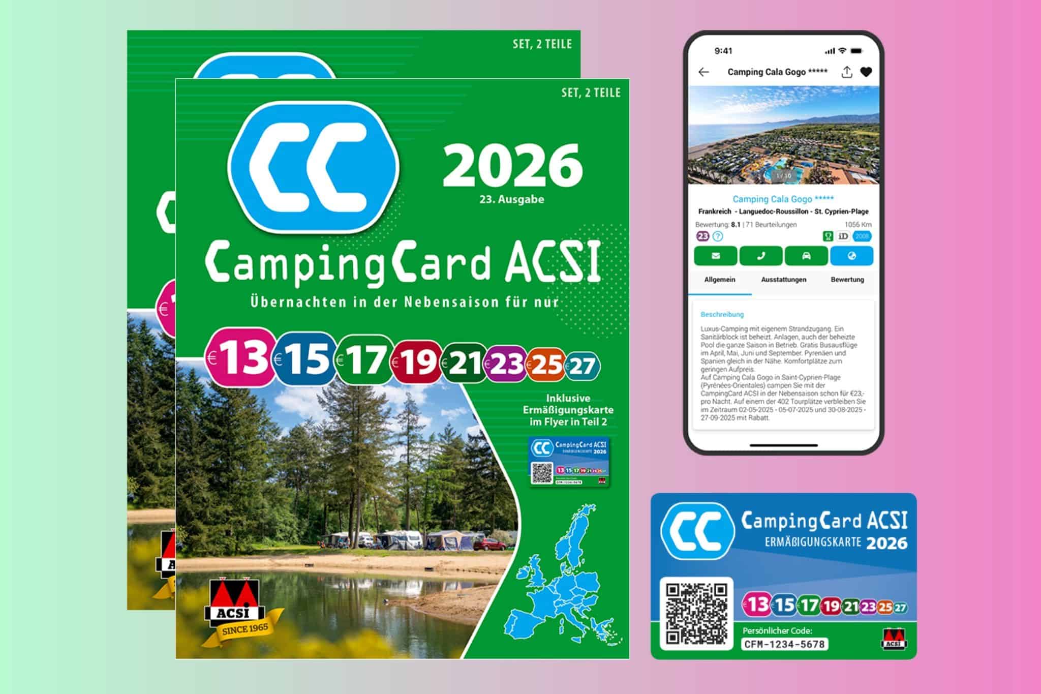 ACSI CampingCard 2026 – ahorra a lo grande en temporada baja