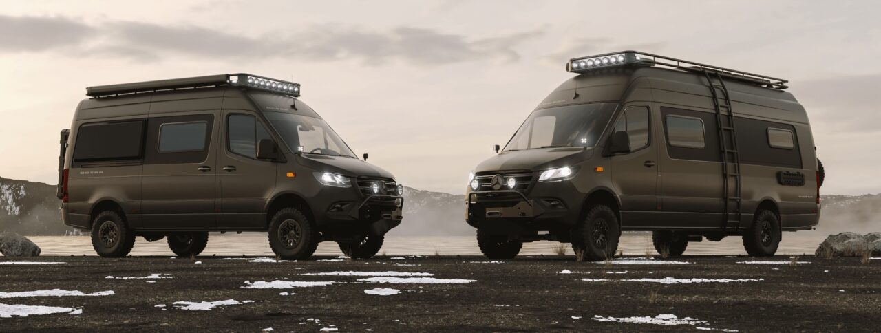 Dovra RIG X-590 & RIG X-730: vehículos de camping todoterreno suecos basados en Sprinter 1 Dovra GravelParking A2 A4