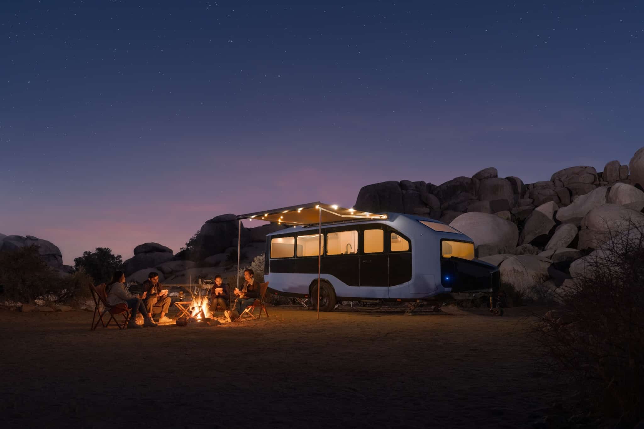 Pebble Flow en el CES 2025: Un vistazo al futuro de la caravana