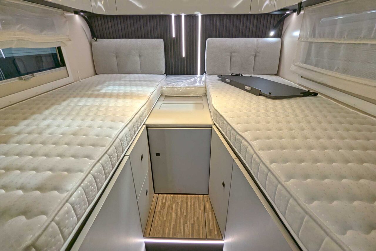 Mobilvetta Kea Compact (2025): Autocaravanas con acabado de alta calidad y diseño interior innovador 4 Einzelbetten Kea Kompakt 64 3943 1