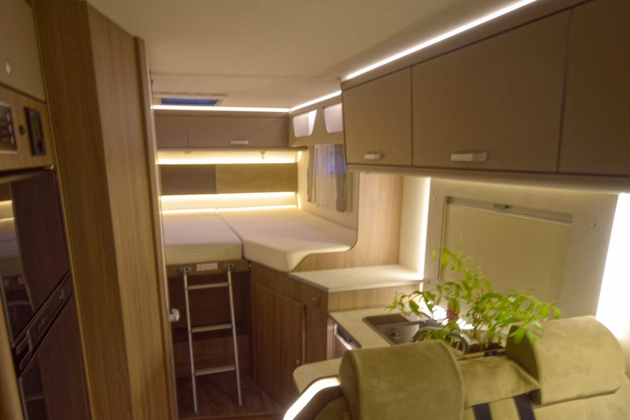 Interior de la autocaravana